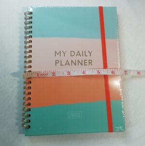 Daily Planner, Habit Tracker, Meal Planner, Undated, by Sweetzer & Orange.